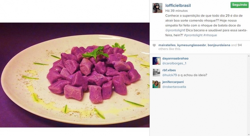 INSTAGRAM REVISTA L’OFFICIEL