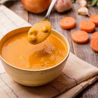 combo 3 uni – sopa de cenoura com grão de bico