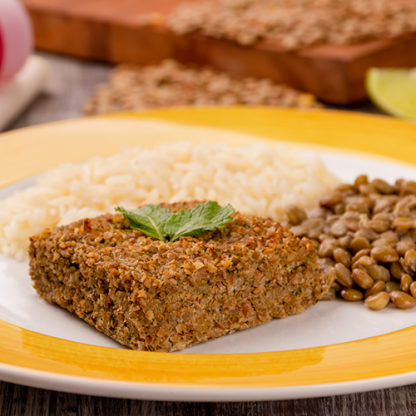 10 – kibe + arroz branco + lentilha