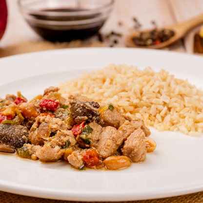 15 – frango xadrez + arroz integral 15 – frango xadrez + arroz integral