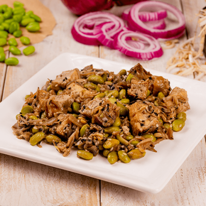 tofu grelhado com moyashi