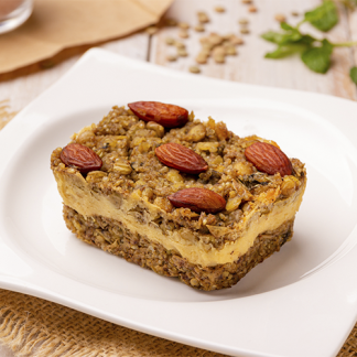 14 – kibe de lentilha e ricota vegan + arroz integral + abobrinha italiana