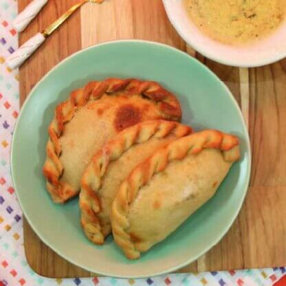 empanada de ricota com espinafre